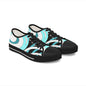 Low Top Sneakers – Aqua Wave Graphic Women's Canvas Shoes