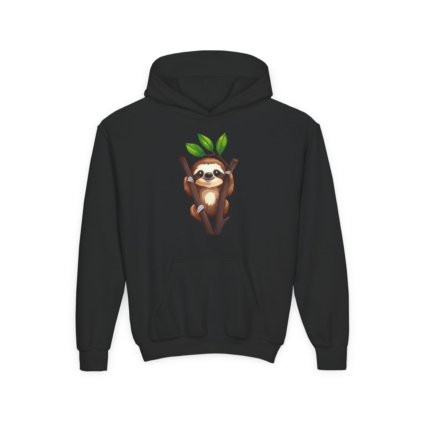 Cute Sloth on Branch Hoodie | Kids Sweatshirt