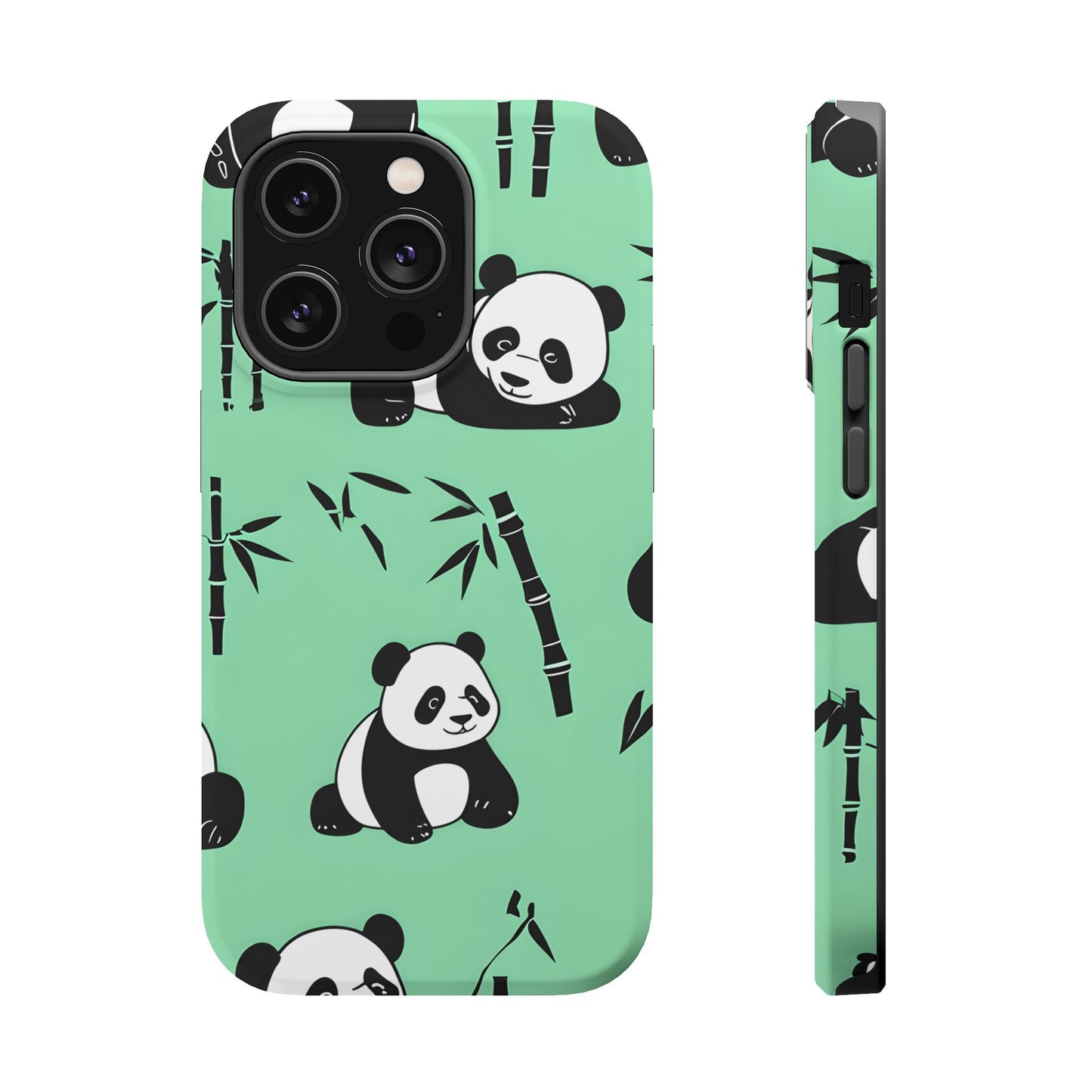 Panda Bamboo Magnetic Impact-Resistant Phone Case