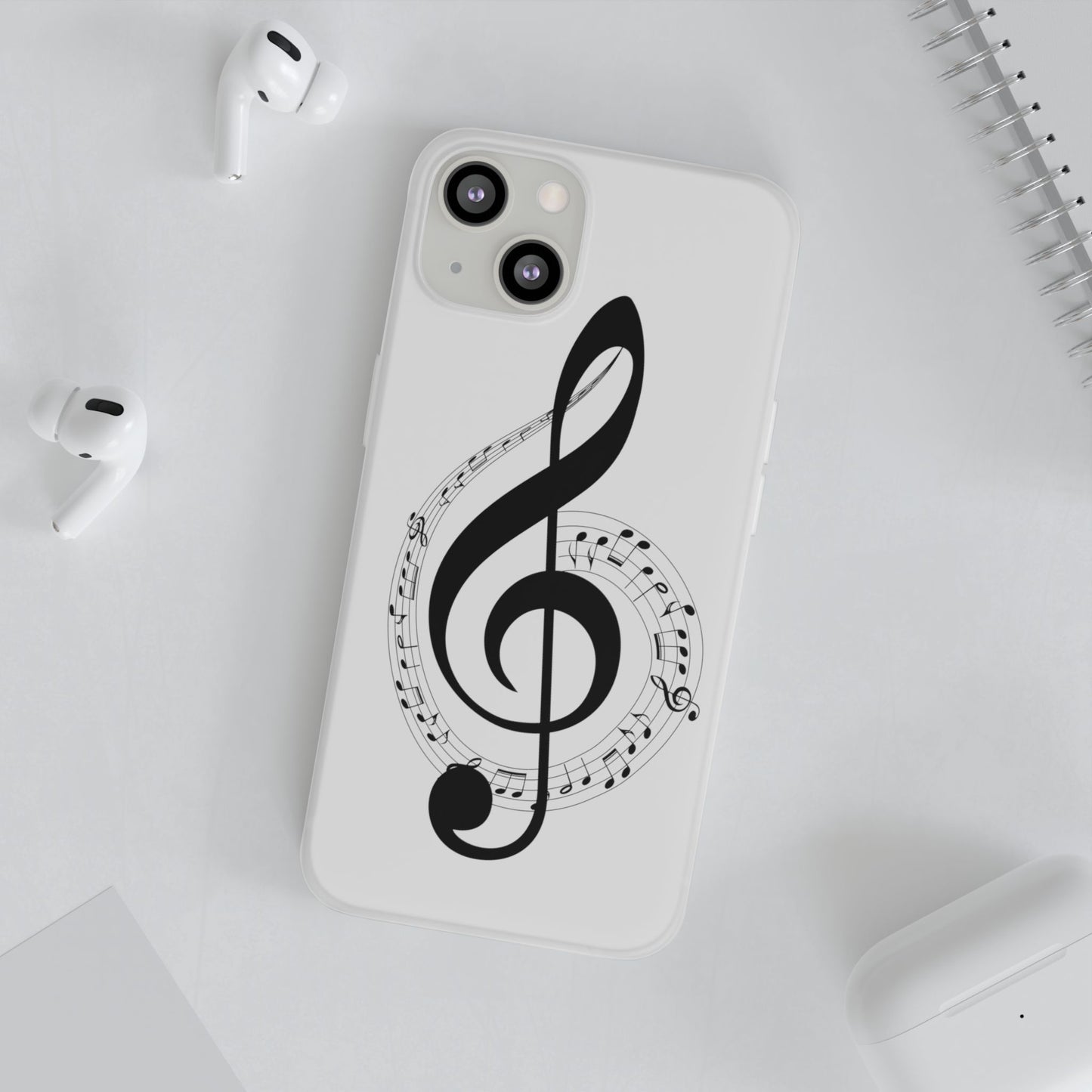 Phone Case — Musical Treble Clef Design