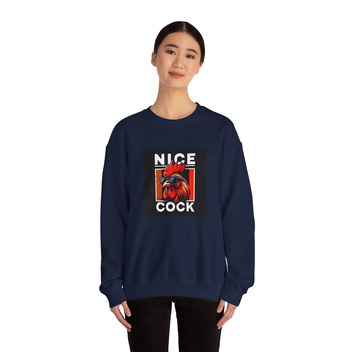 Nice Cock Rooster Crewneck Sweatshirt