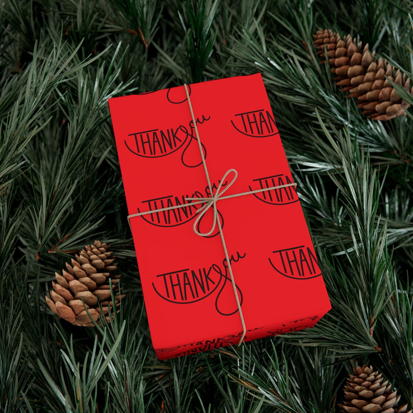 Gift Wrap Paper — 'Thank You' Patterned Wrapping Paper