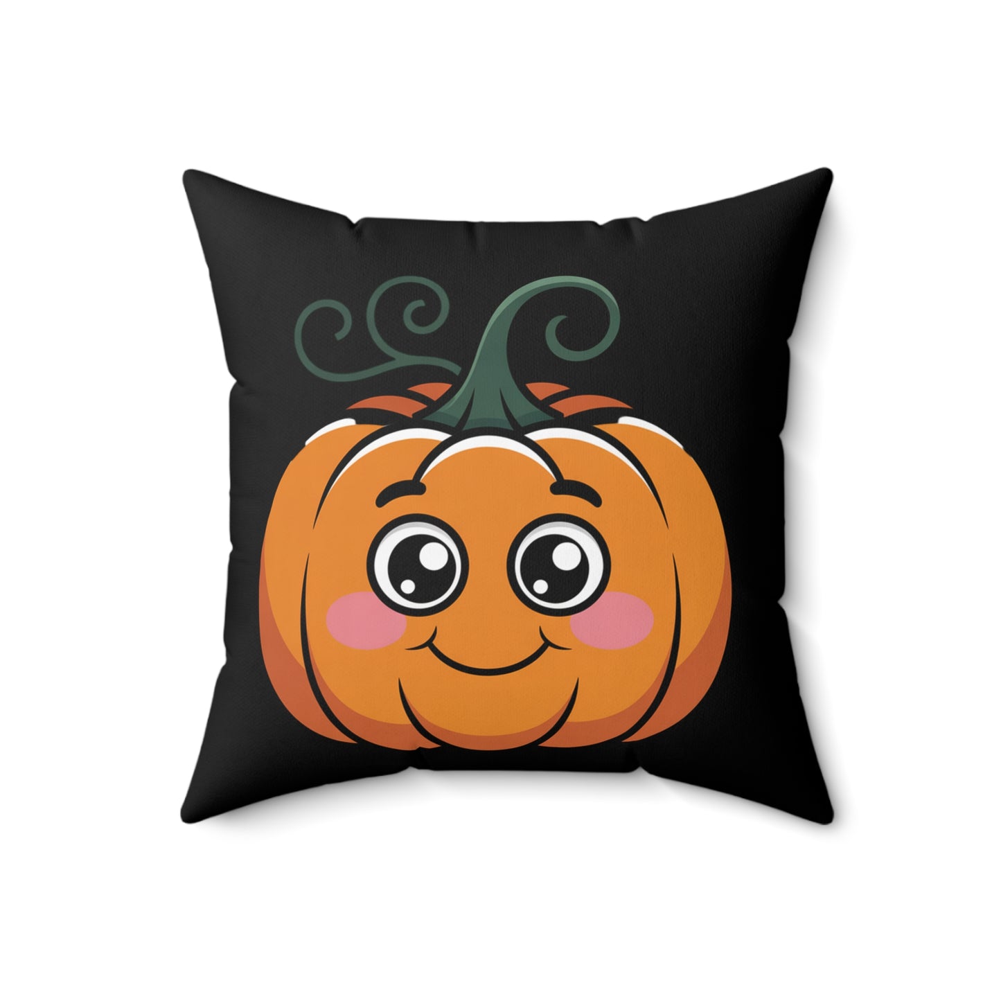 Cute Pumpkin Throw Pillow for Fall Decor, Halloween Decorative Pillow, Cozy Couch Cushion, Autumn Home Accessory, Thanksgiving Gift