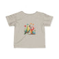 Infant Tee — Cute Pair of Parrots Baby Shirt (Hearts & Love)