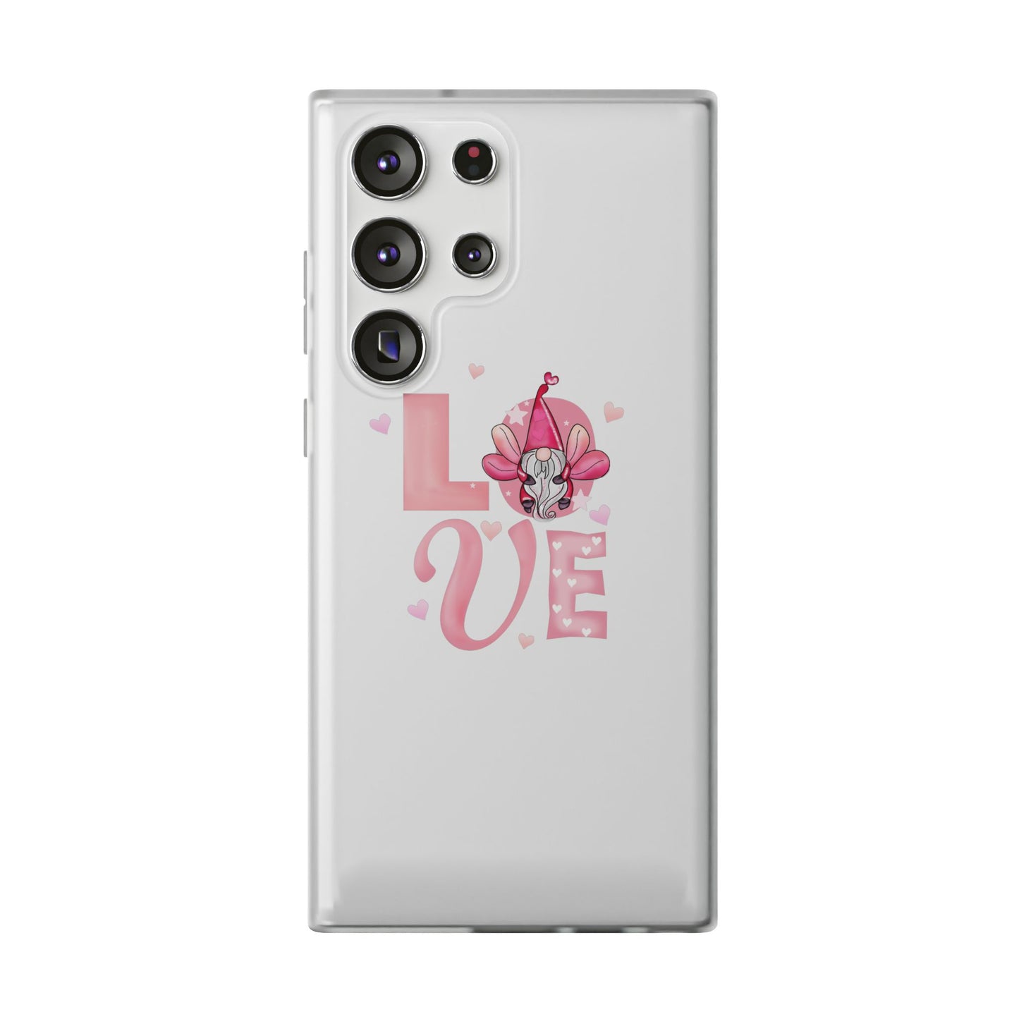 Love Gnome Phone Case — Cute Pink Valentine Flexi Case