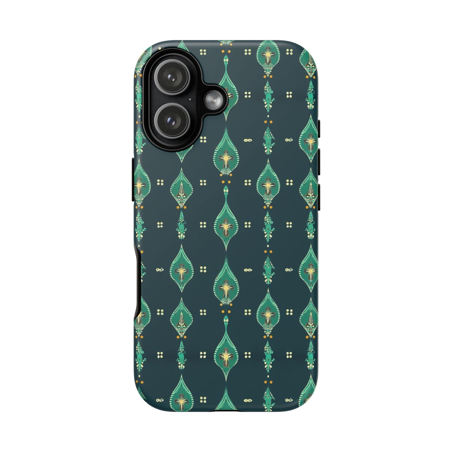 Emerald Boho Teardrop Phone Case