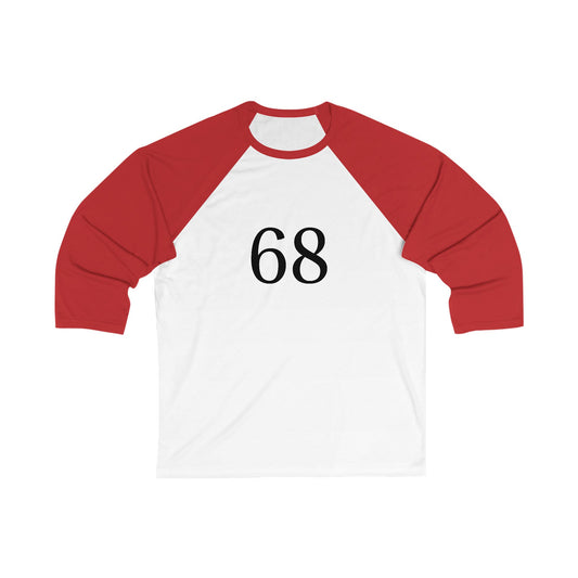 Vintage 68 Unisex Baseball Tee, Retro Sports Shirt, Casual Baseball Top