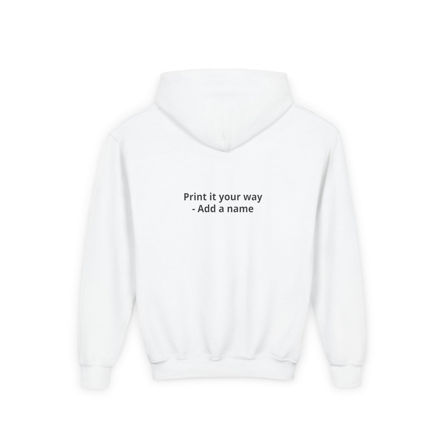 Youth Hockey Hoodie - Cute Kids Ice Hockey Players Pullover (Add Name)