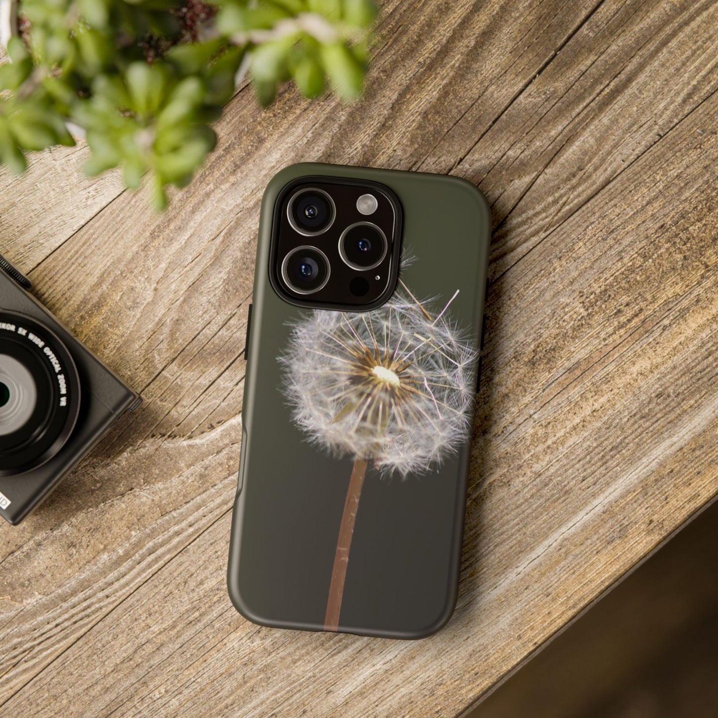 Dandelion Photo Tough Case — Protective Floral Phone Cover