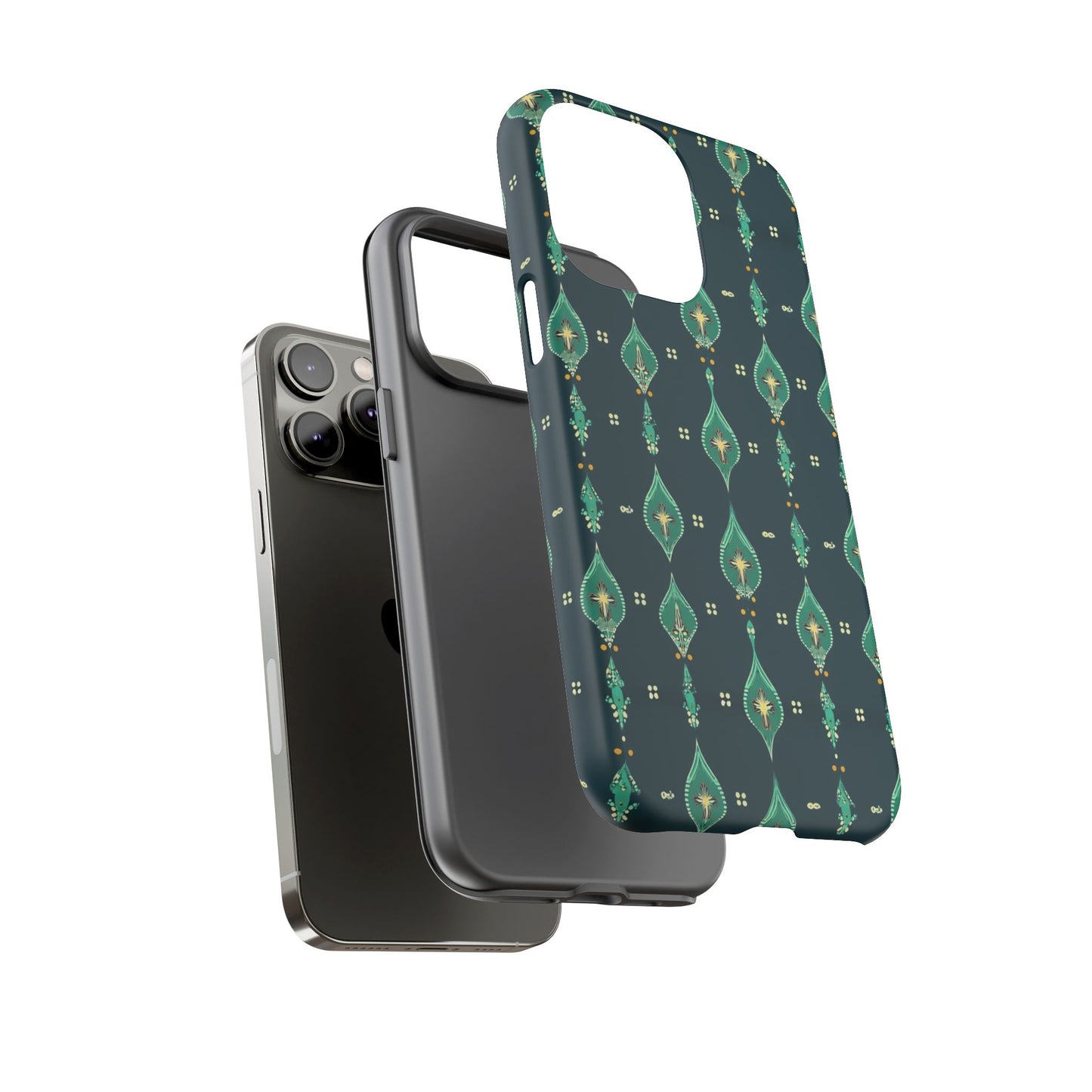 Emerald Boho Teardrop Phone Case