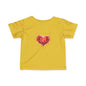 Infant Tee with Watercolor Heart – Baby Valentine Shirt