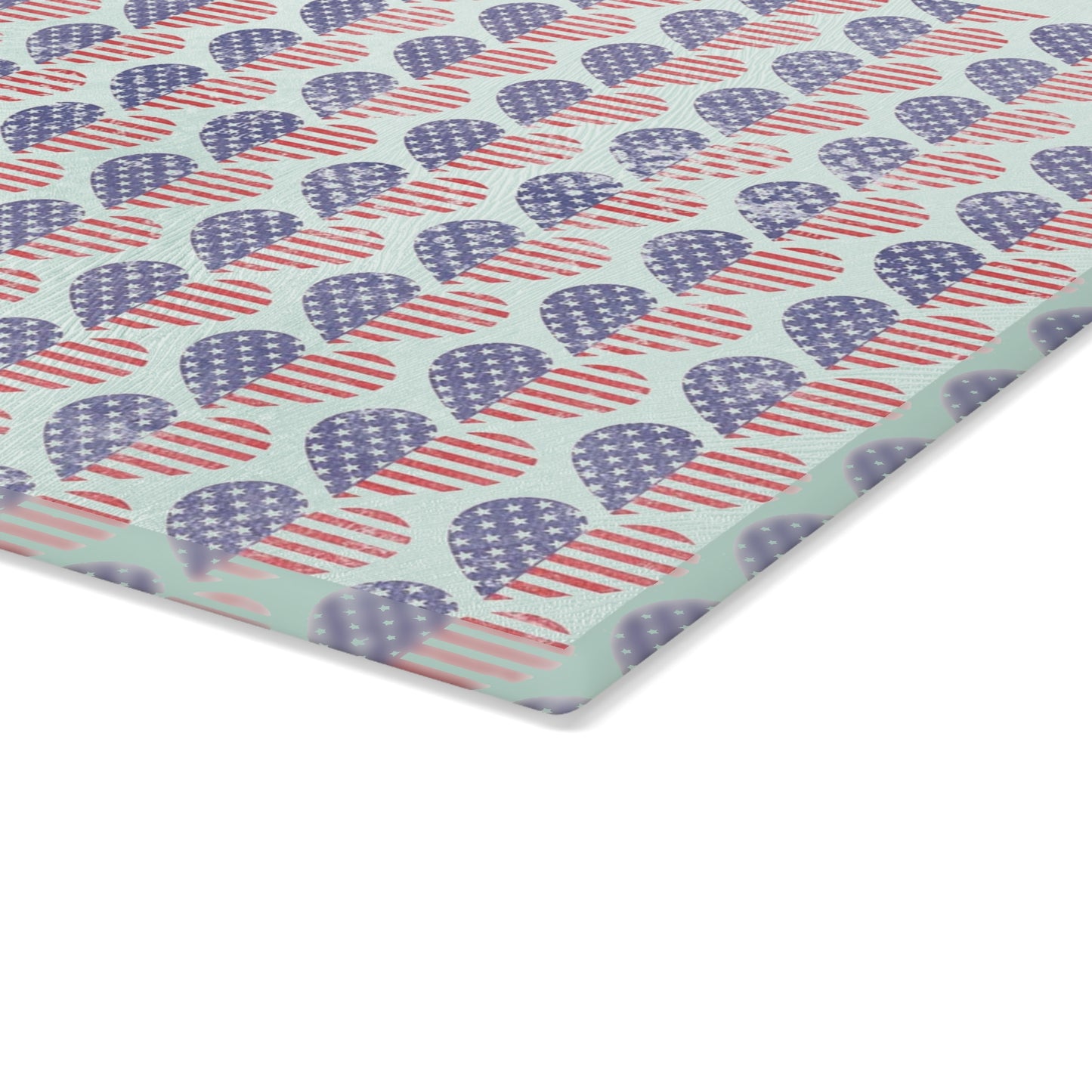 Patriotic Glass Cutting Board for Home Chefs