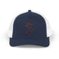 Embroidered 'Z' Snapback Trucker Cap — Vintage Monogram Initial Hat