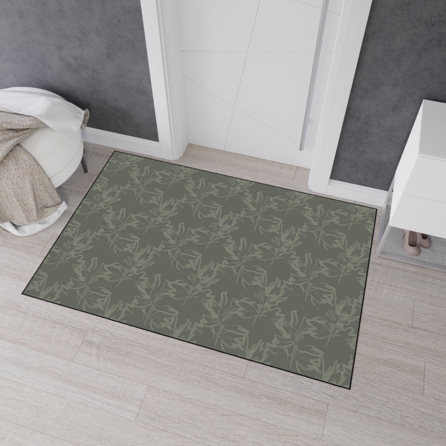 Heavy-Duty Floor Mat — Durable Camouflage Pattern Entry/Utility Rug