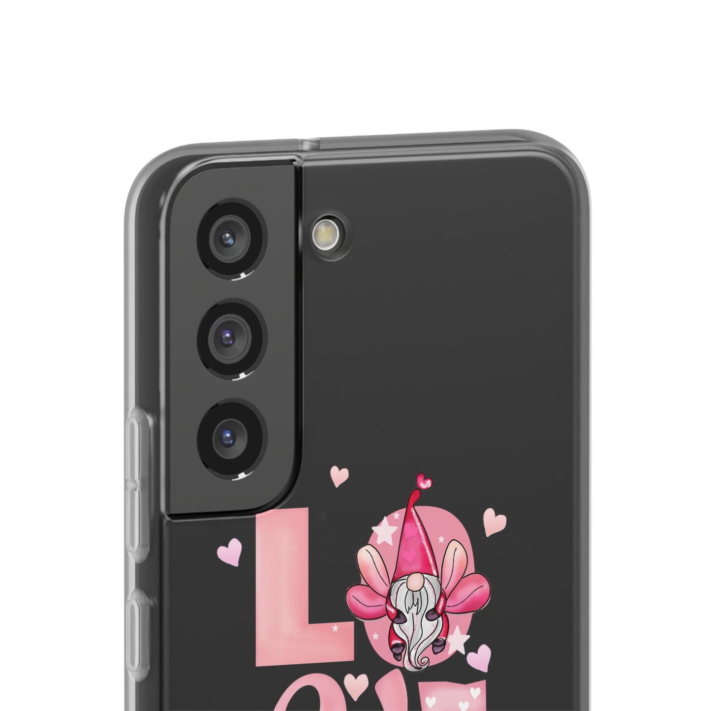 Love Gnome Phone Case — Cute Pink Valentine Flexi Case