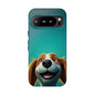 Happy Dog Phone Case — Cute Cartoon Puppy Protective Phone Cover