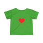 Infant Tee – Red Heart Confetti Baby Shirt
