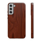 Wood Grain Phone Case, Natural Look, Tough Cases, Durable Protection, Unique Gift for Him or Her, Stylish Accessory