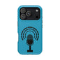 Phone Case — Retro Microphone Podcast Design, Magnetic Impact-Resistant