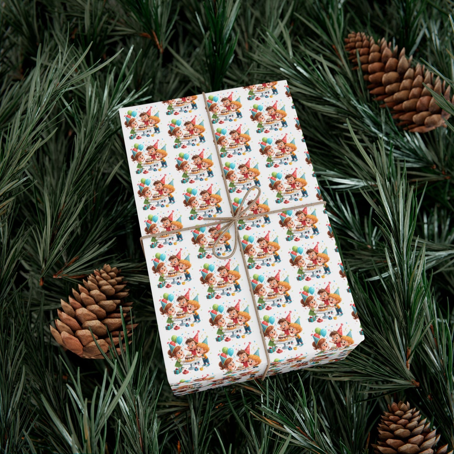 Christmas Kittens Gift Wrap Paper — Cute Holiday Cat Wrapping Sheets
