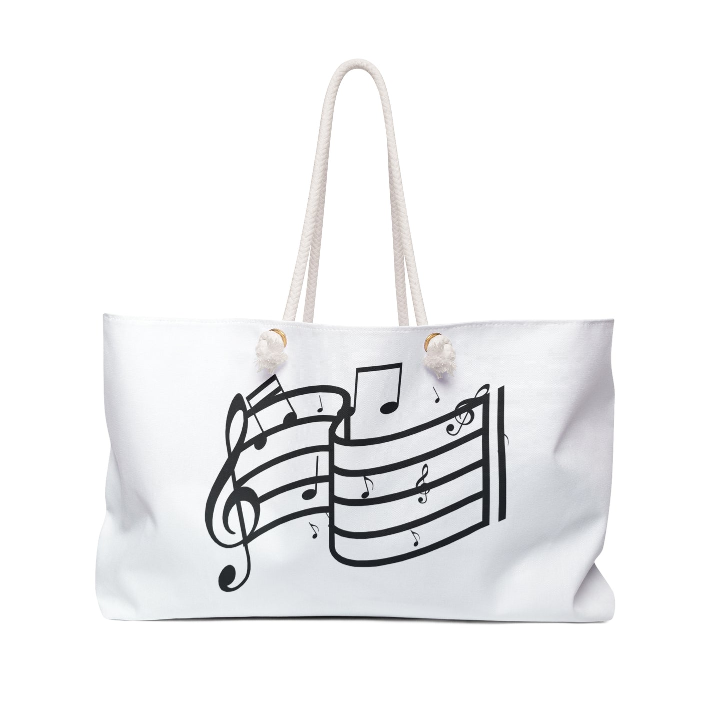Musical Notes Weekender Bag – Tote for Musicians & Music Lovers