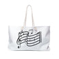 Musical Notes Weekender Bag – Tote for Musicians & Music Lovers