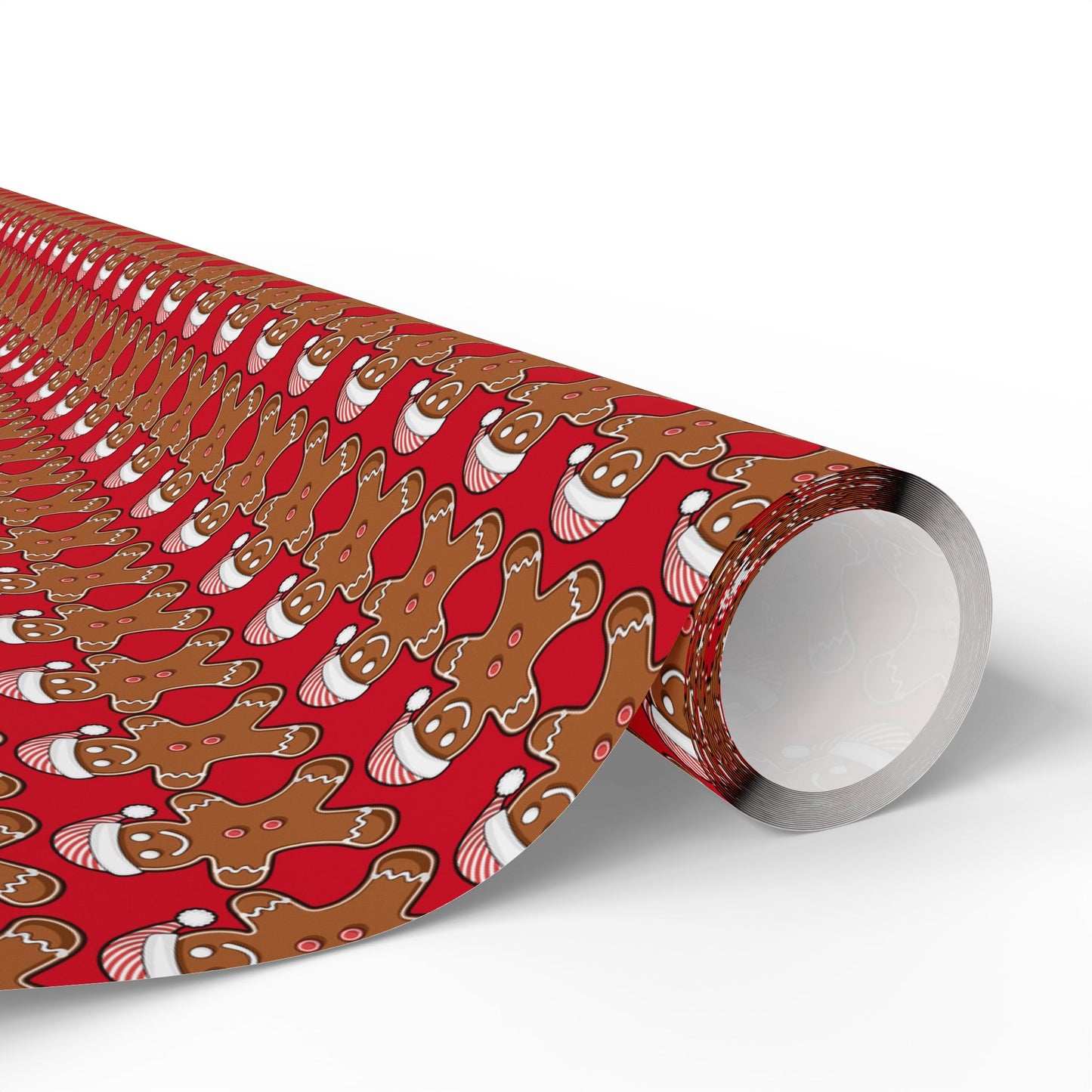 Gingerbread Holiday Wrapping Paper Roll