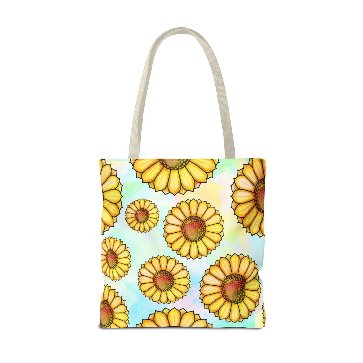Sunny Floral Tote Bag, Eco-Friendly Shopping Bag, Beach Bag Summer Accessory