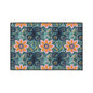 Floral Mosaic Heavy-Duty Floor Mat — Non-Slip Garden Pattern Rug