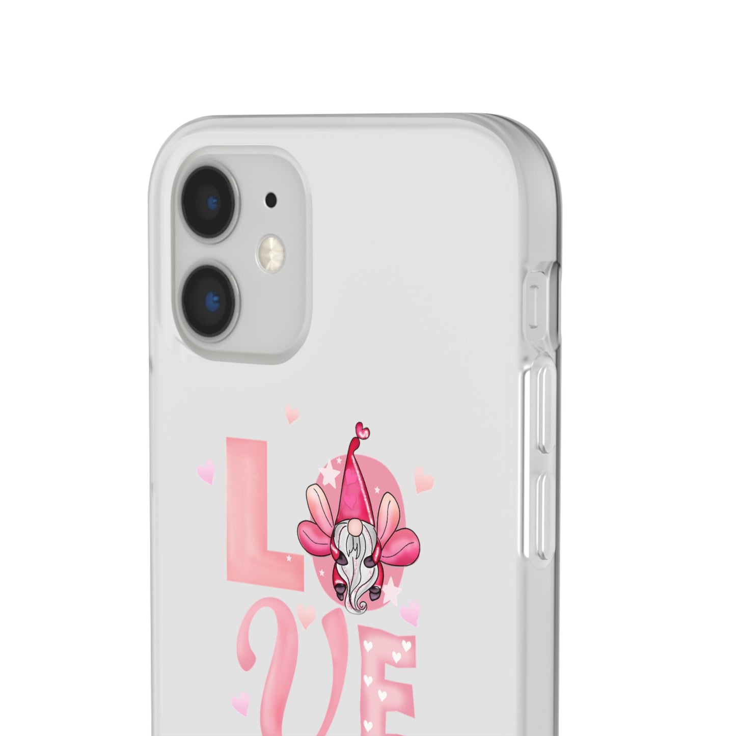 Love Gnome Phone Case — Cute Pink Valentine Flexi Case