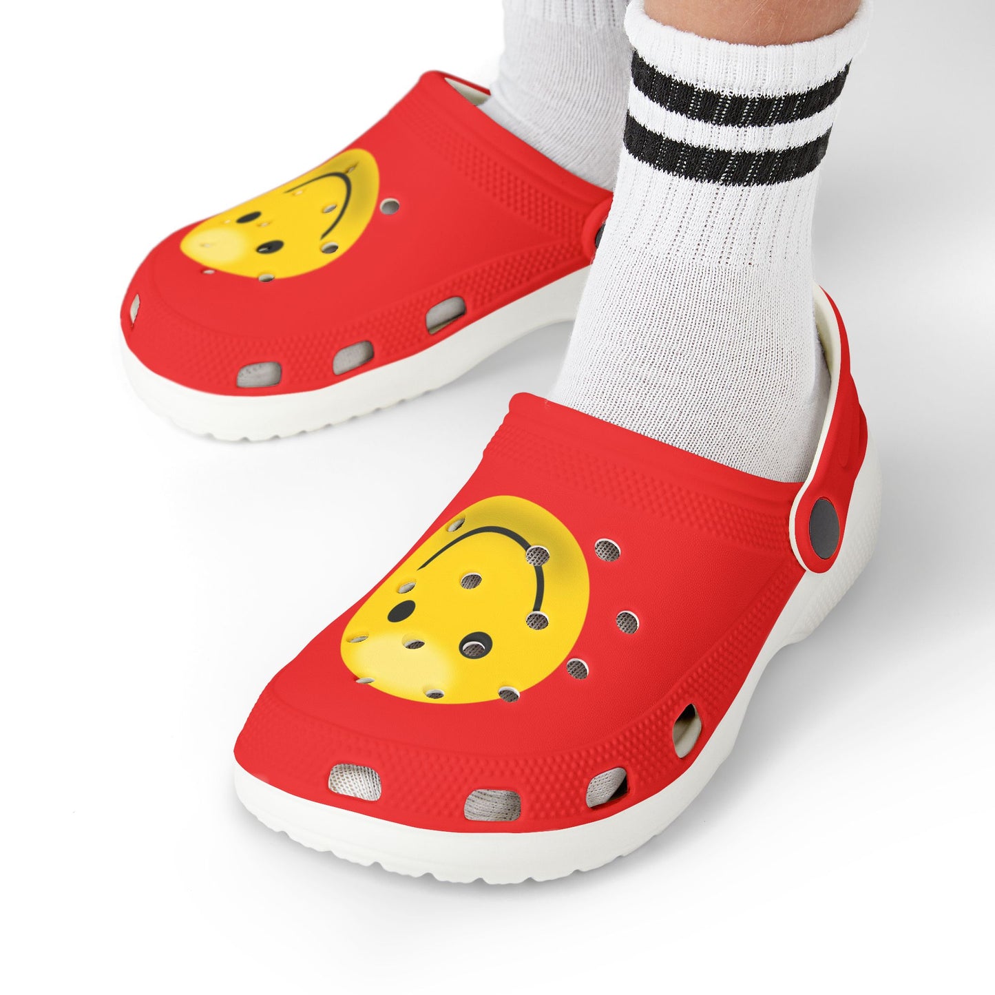 Smiley Face Clogs, Kid's EVA Foam Shoes