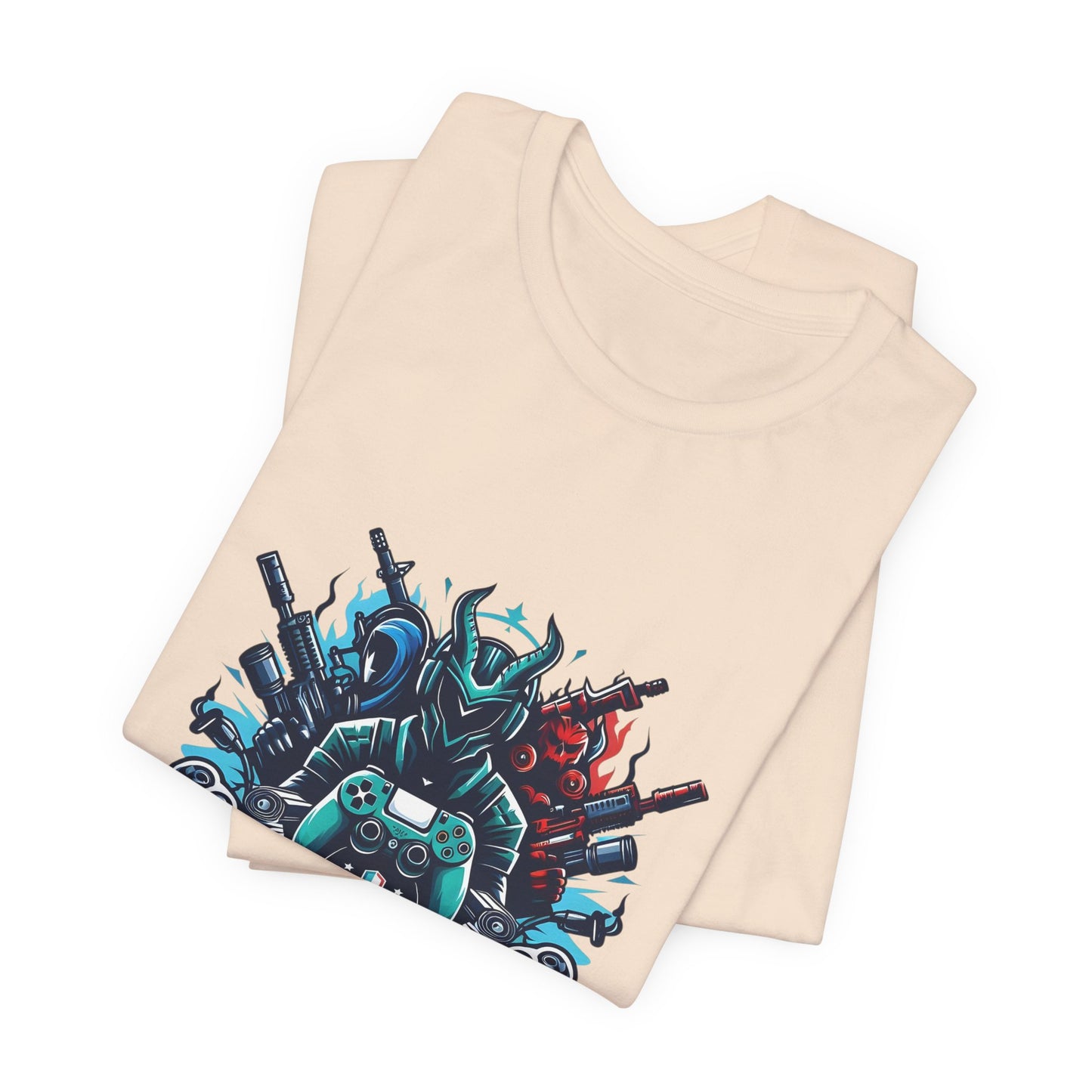 Gaming Controller Emblem Tee — Esports Gamer Graphic T-Shirt