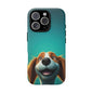 Happy Dog Phone Case — Cute Cartoon Puppy Protective Phone Cover