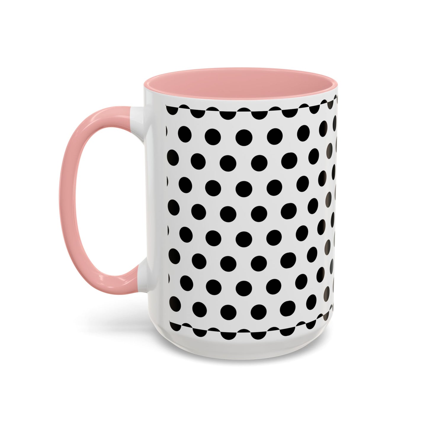 Elegant Polka Dot Mug - Stylish Coffee Cup for Home, Office, Gift for Birthdays, Anniversaries, Holidays, Unique Drinkware