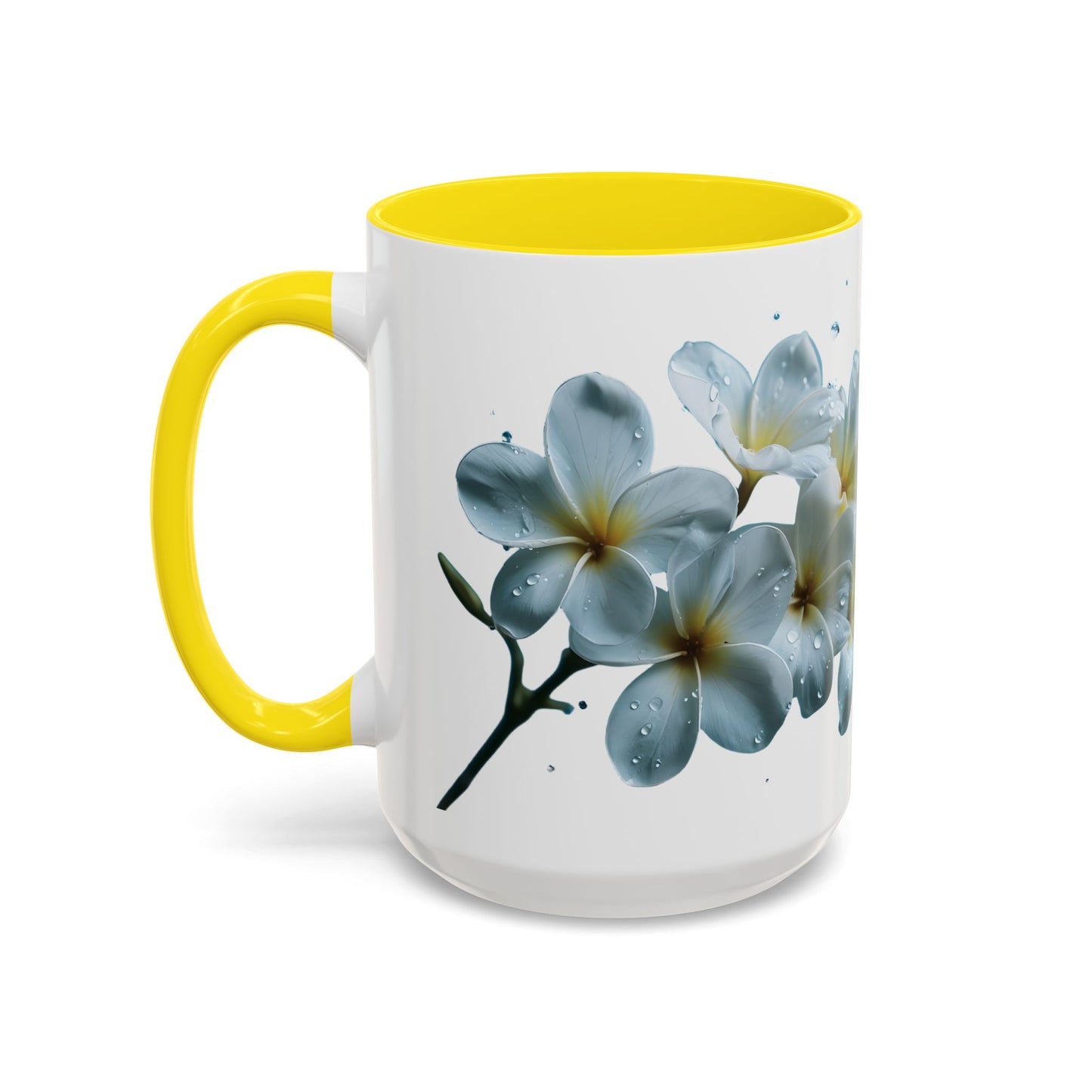 Floral Accent Coffee Mug