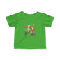 Infant Tee — Cute Pair of Parrots Baby Shirt (Hearts & Love)