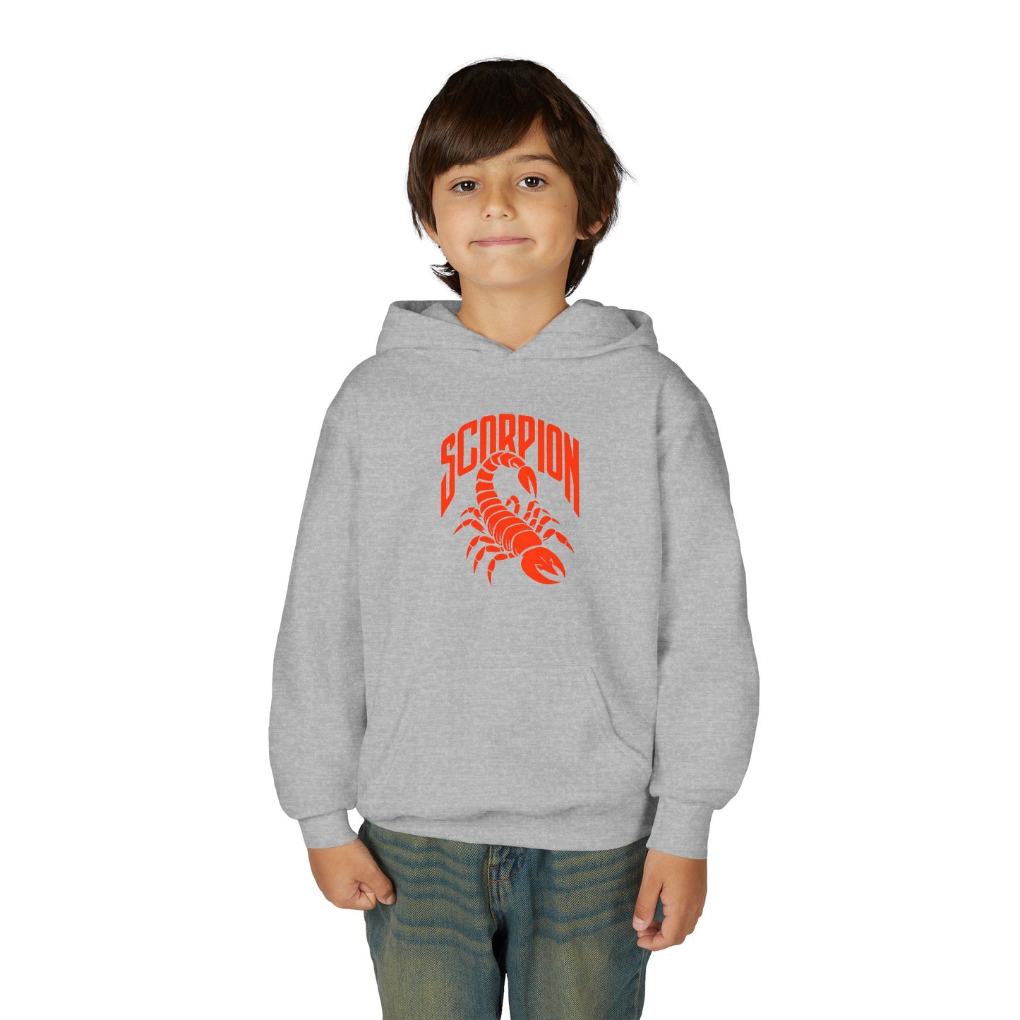 Scorpion Graphic Youth Hoodie | Red Scorpion Design
