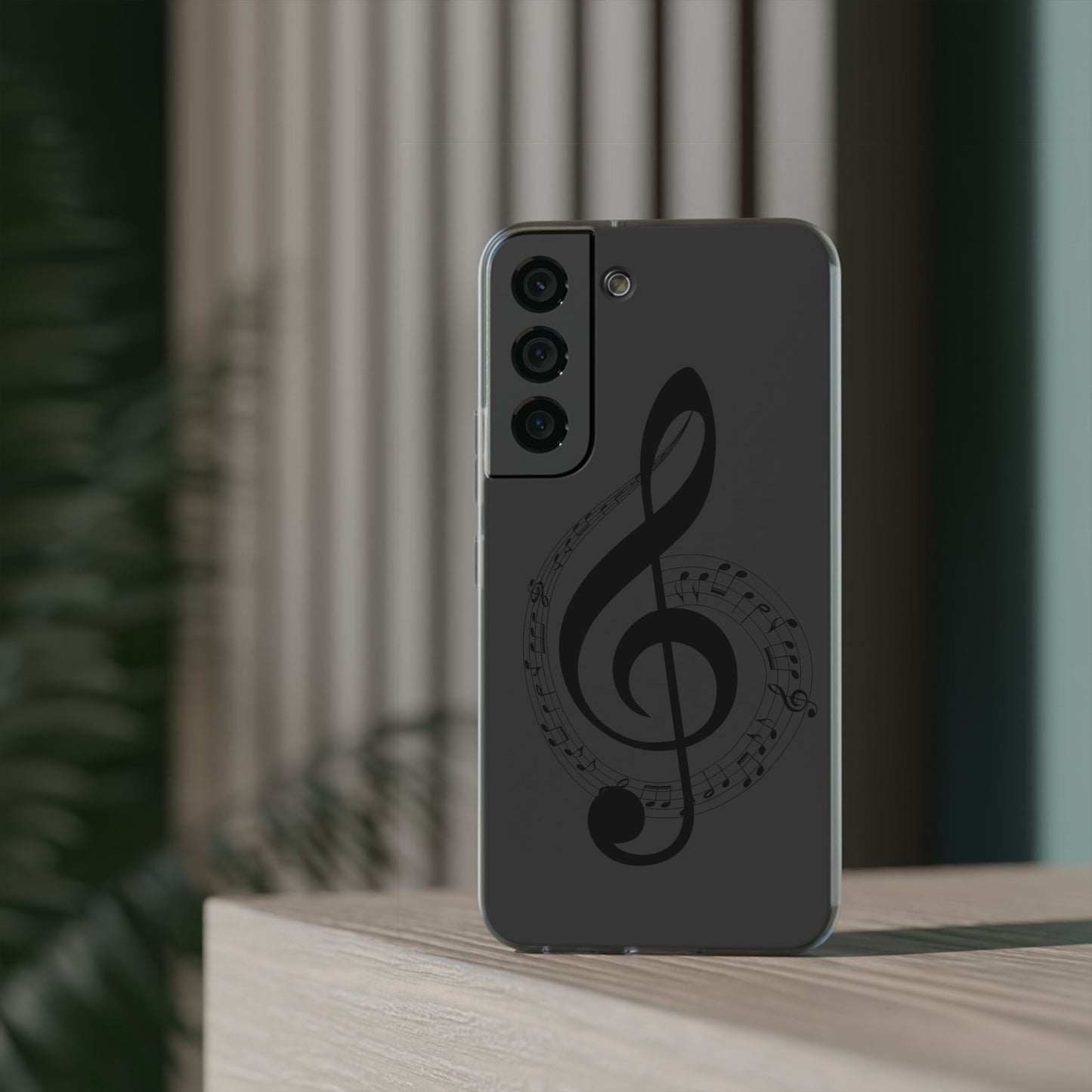 Phone Case — Musical Treble Clef Design
