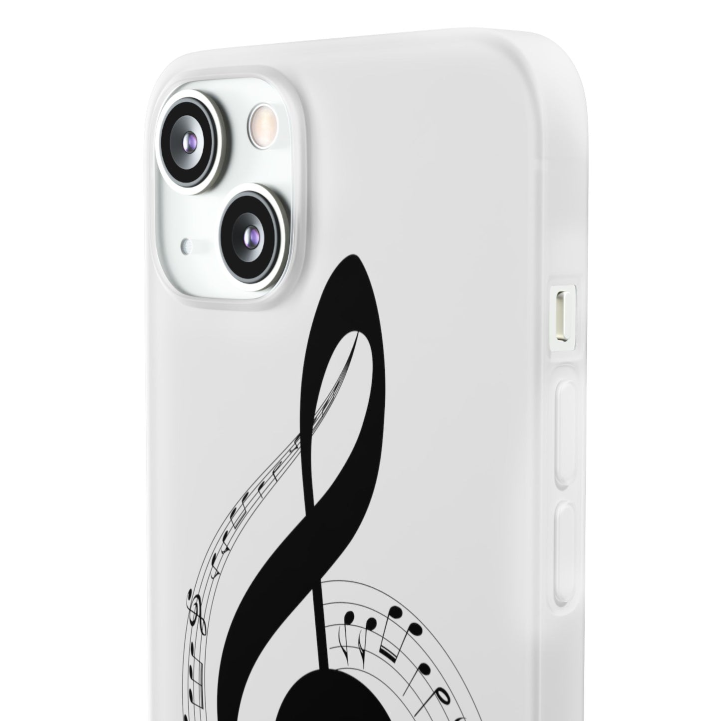Phone Case — Musical Treble Clef Design
