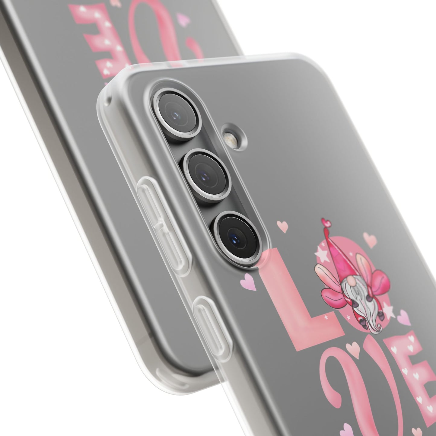 Love Gnome Phone Case — Cute Pink Valentine Flexi Case