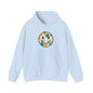 Floral Smiley Hoodie — Retro Daisy Smile Graphic Hoodie