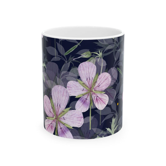 Floral Bliss Ceramic Mug | 11oz & 15oz | Coffee Lover Gift | Nature-Inspired Drinkware | Floral Decor | Mother's Day Gift