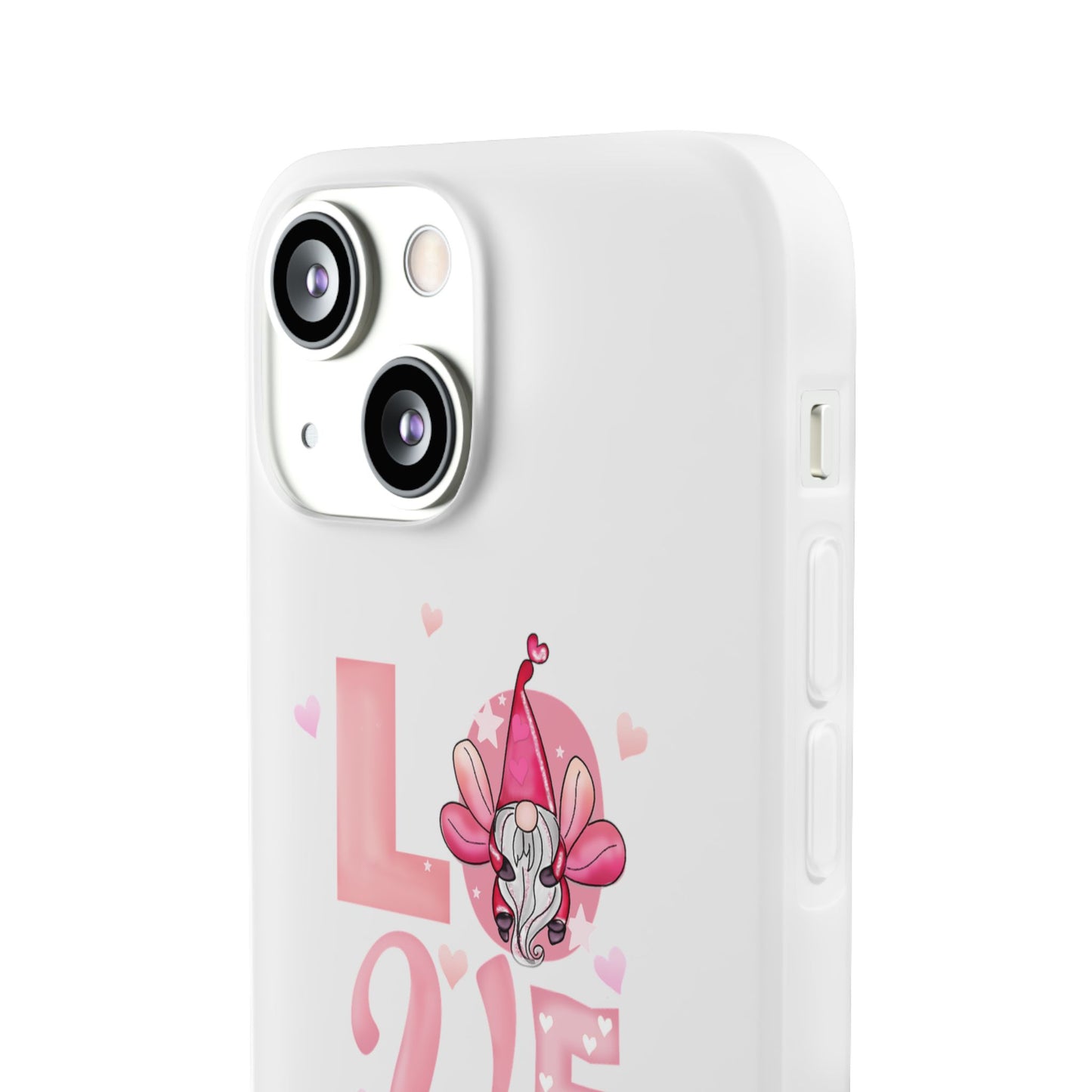 Love Gnome Phone Case — Cute Pink Valentine Flexi Case
