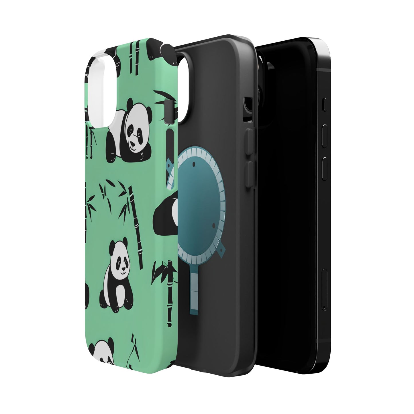 Panda Bamboo Magnetic Impact-Resistant Phone Case