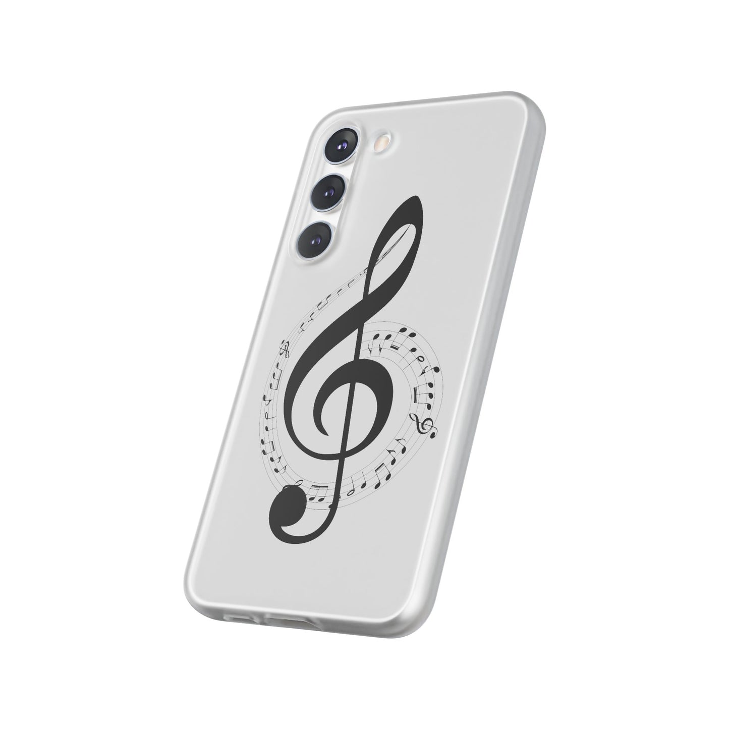 Phone Case — Musical Treble Clef Design
