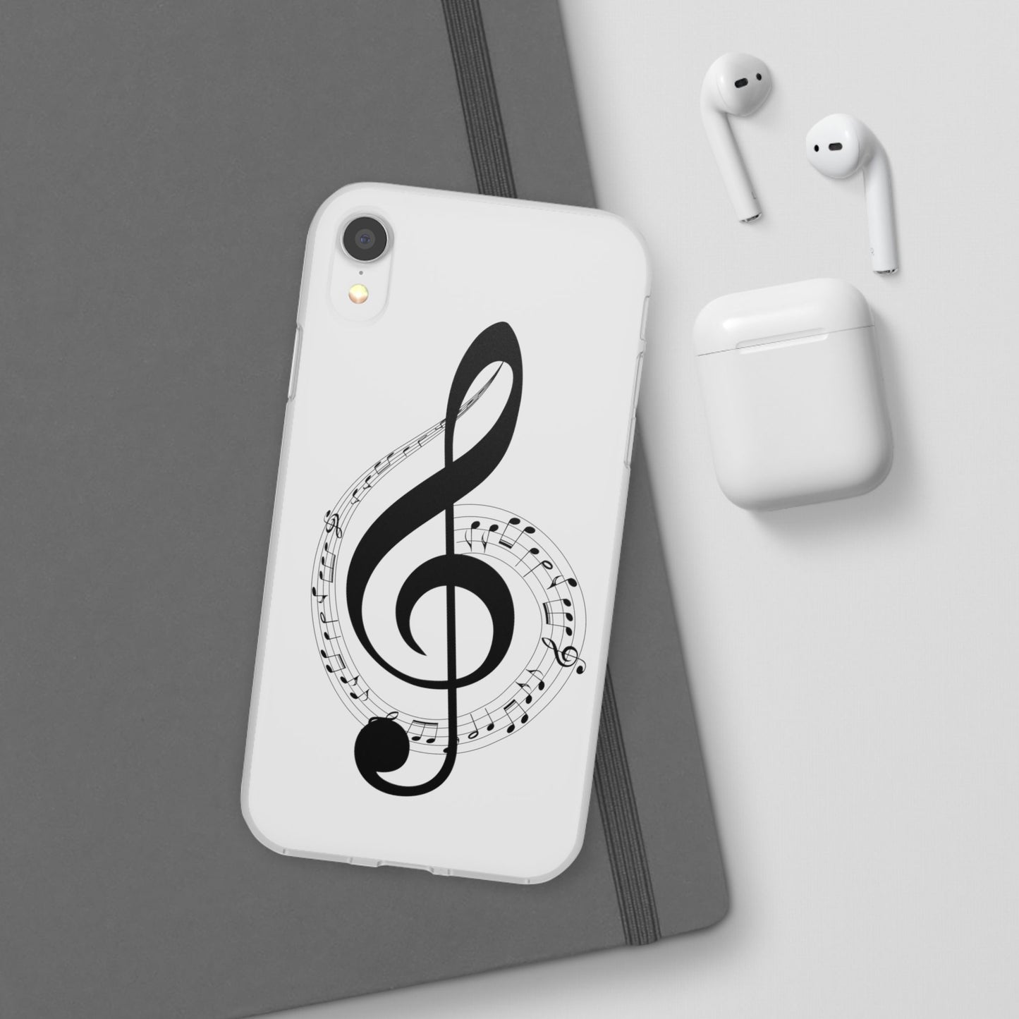 Phone Case — Musical Treble Clef Design