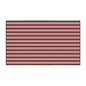 Striped Heavy Duty Floor Mat - Red & White Outdoor/Entry Rug