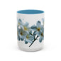 Floral Accent Coffee Mug