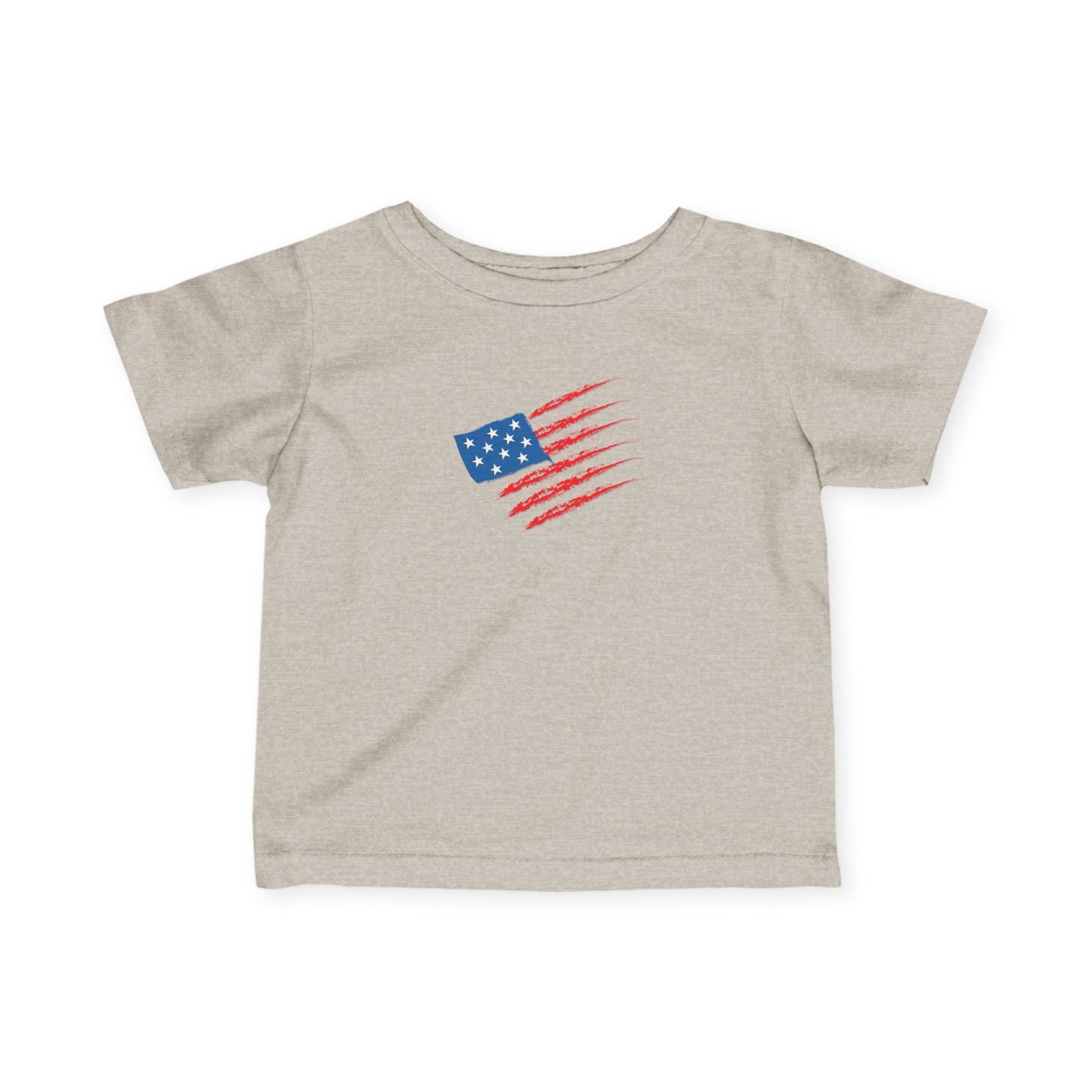 Patriotic Infant Tee - USA Flag Theme