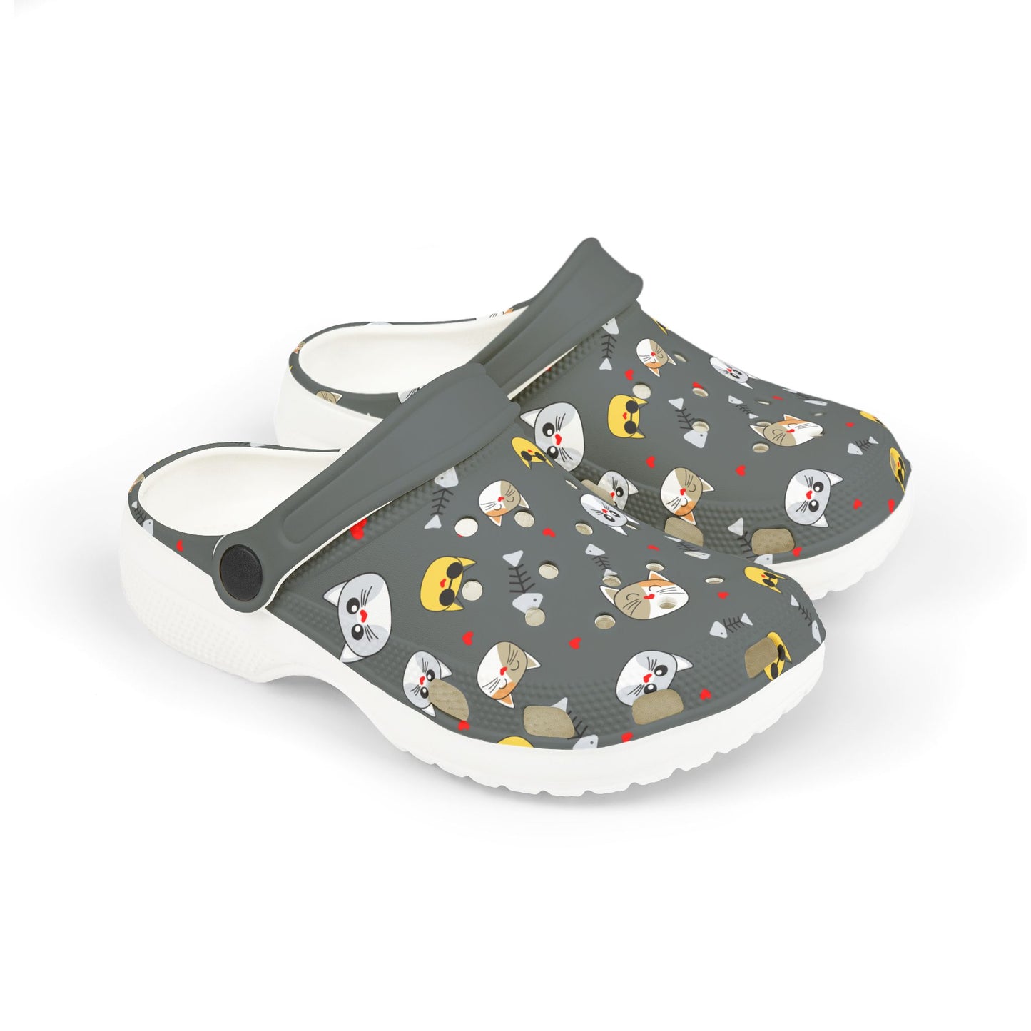 Adorable Kids'  Foam Clogs with Playful Animal Print